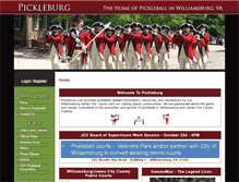 Tablet Screenshot of pickleburg.com